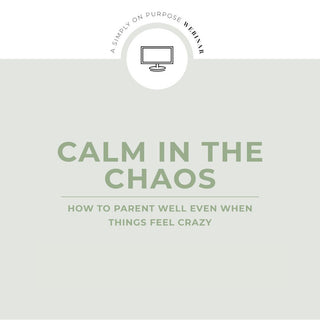 Calm In The Chaos Webinar