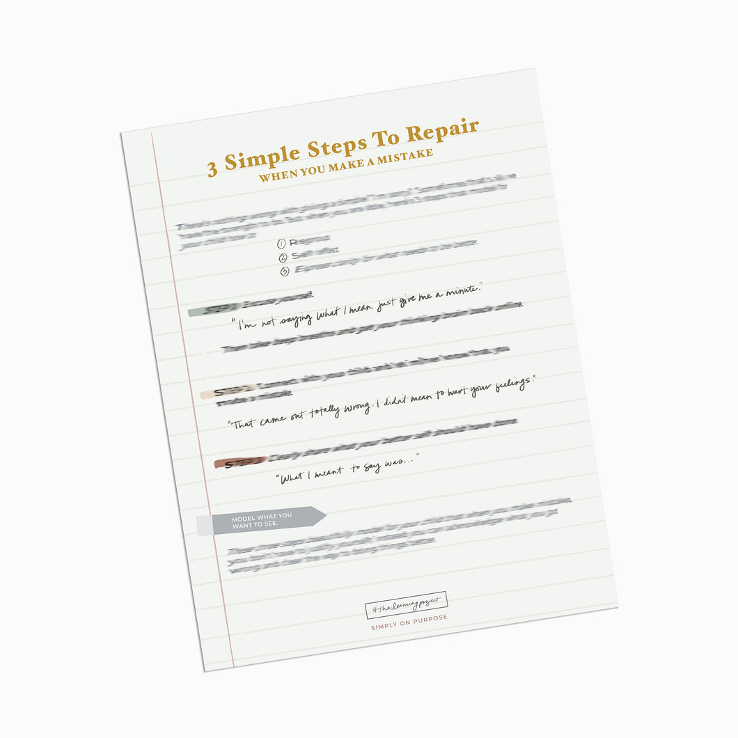 3 Simple Steps to Repair