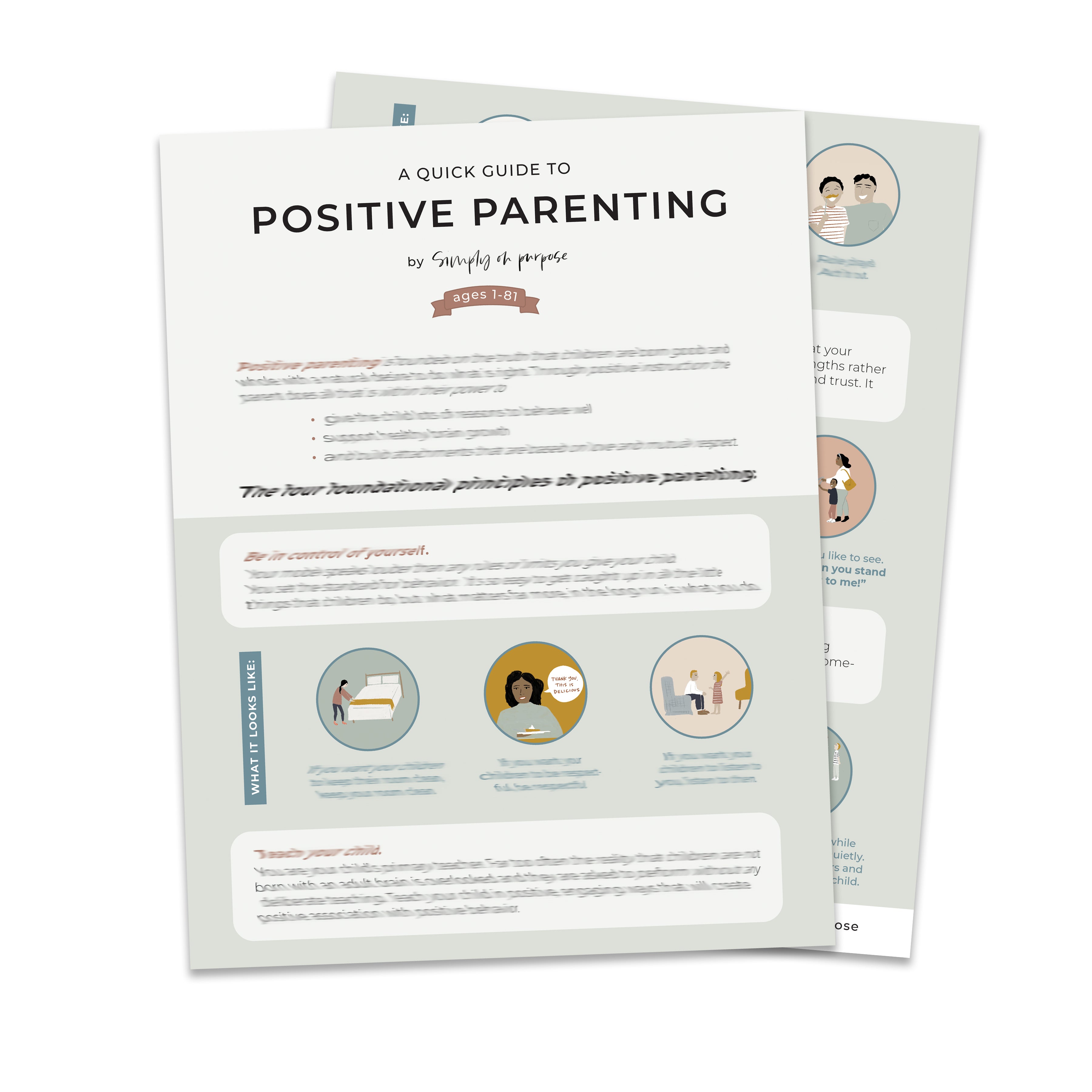 Positive Parenting Guide.pdf Quick Guide To Positive Parenting – Simply On Purpose Print Shop